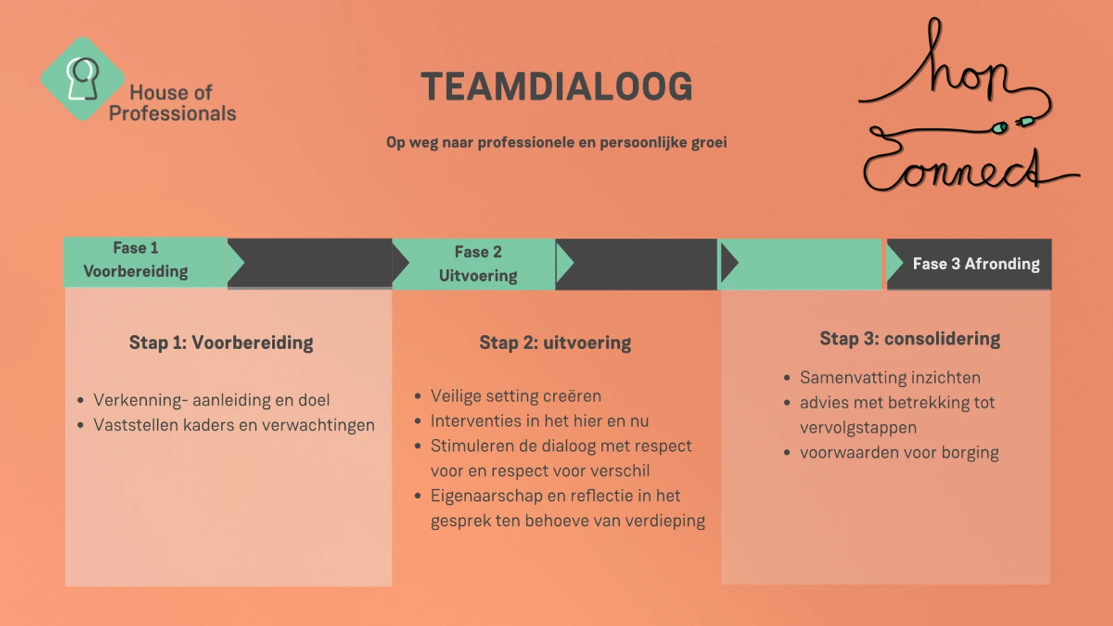 Stappenplan Team dialoog